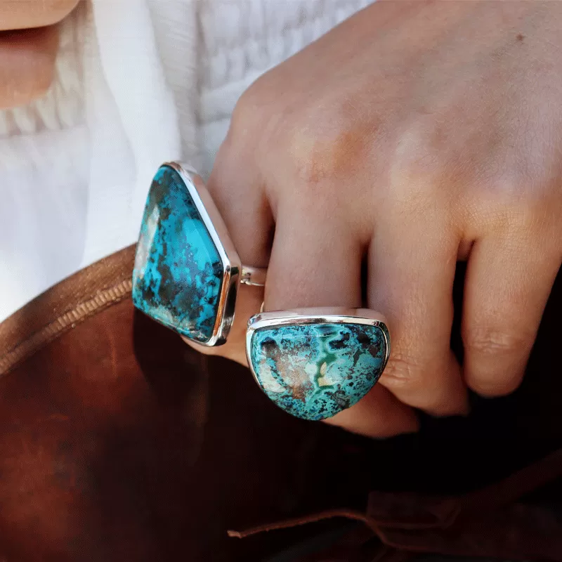 Layla Shattuckite Statement Bohemian Ring