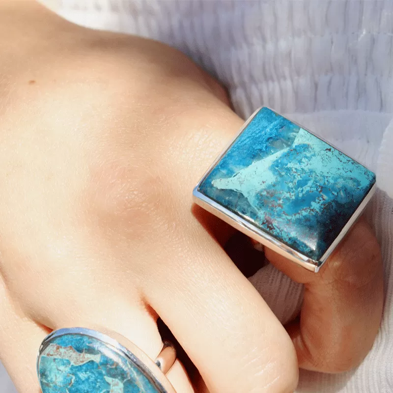 Layla Shattuckite Statement Bohemian Ring