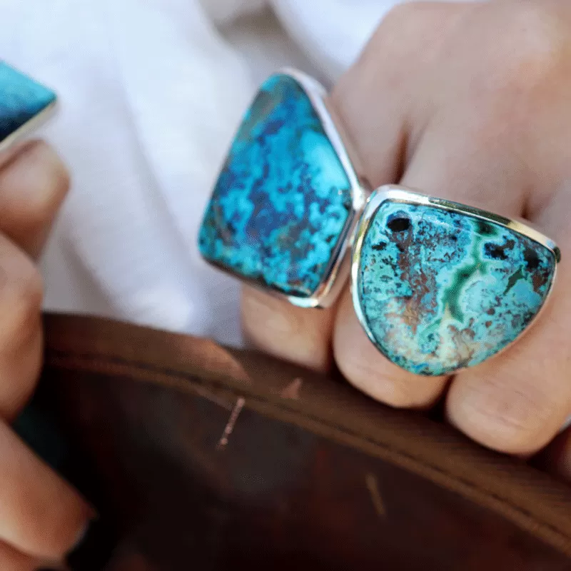 Layla Shattuckite Statement Bohemian Ring