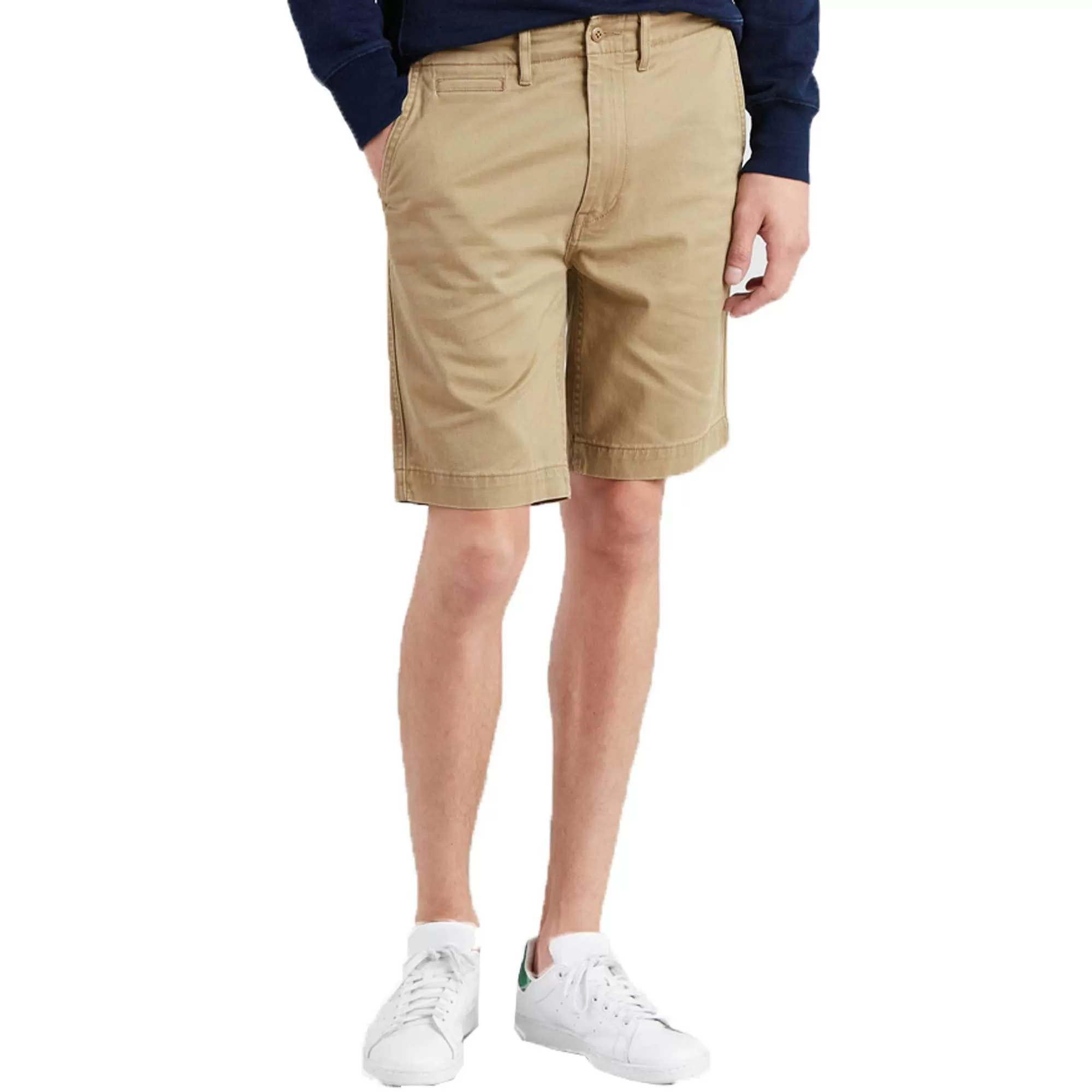 Levi's 502 Chino Bermuda Shorts - Beige Tan 52438-0021