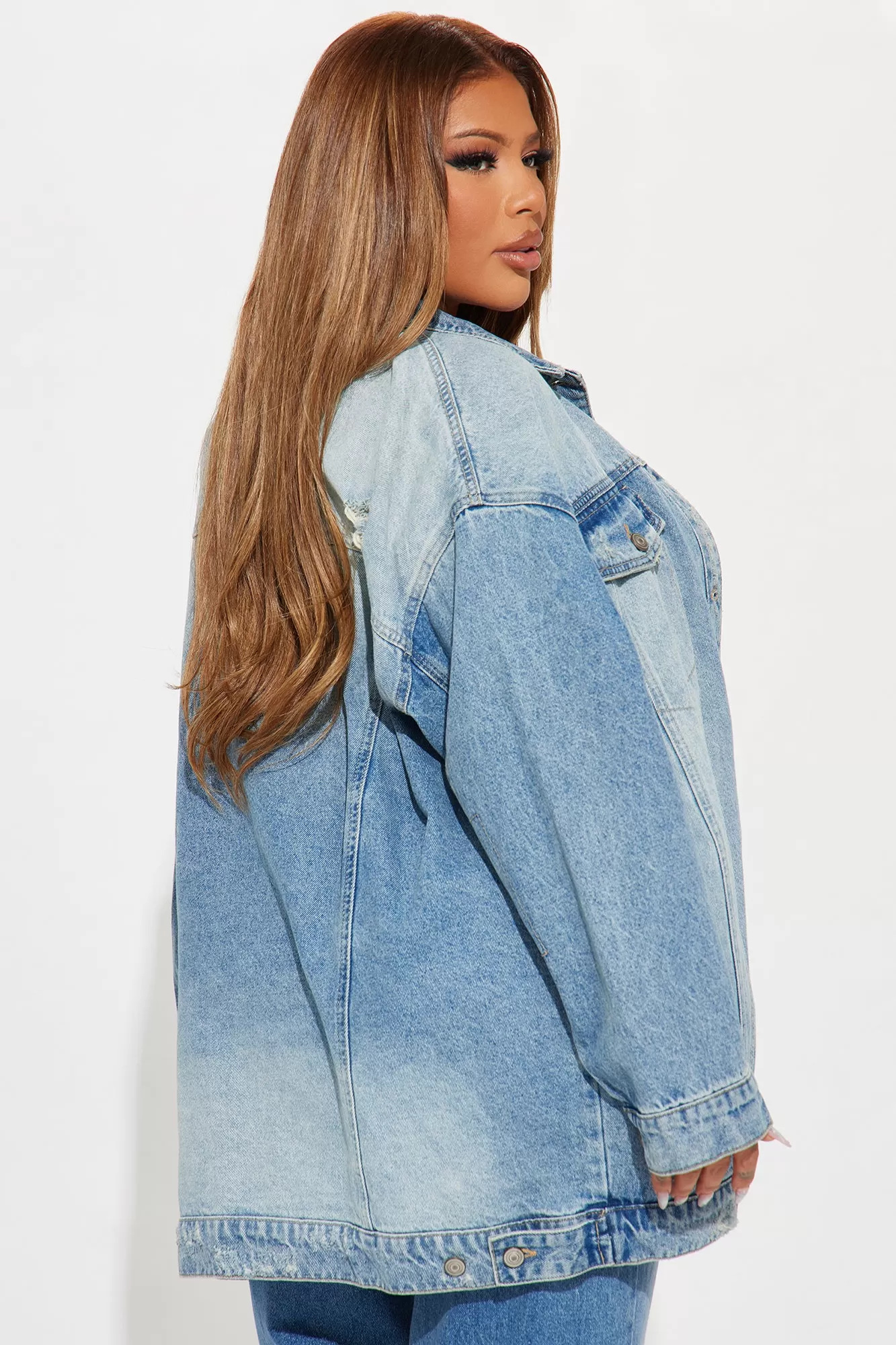 Losing Focus Denim Trucker Jackets - Light Wash