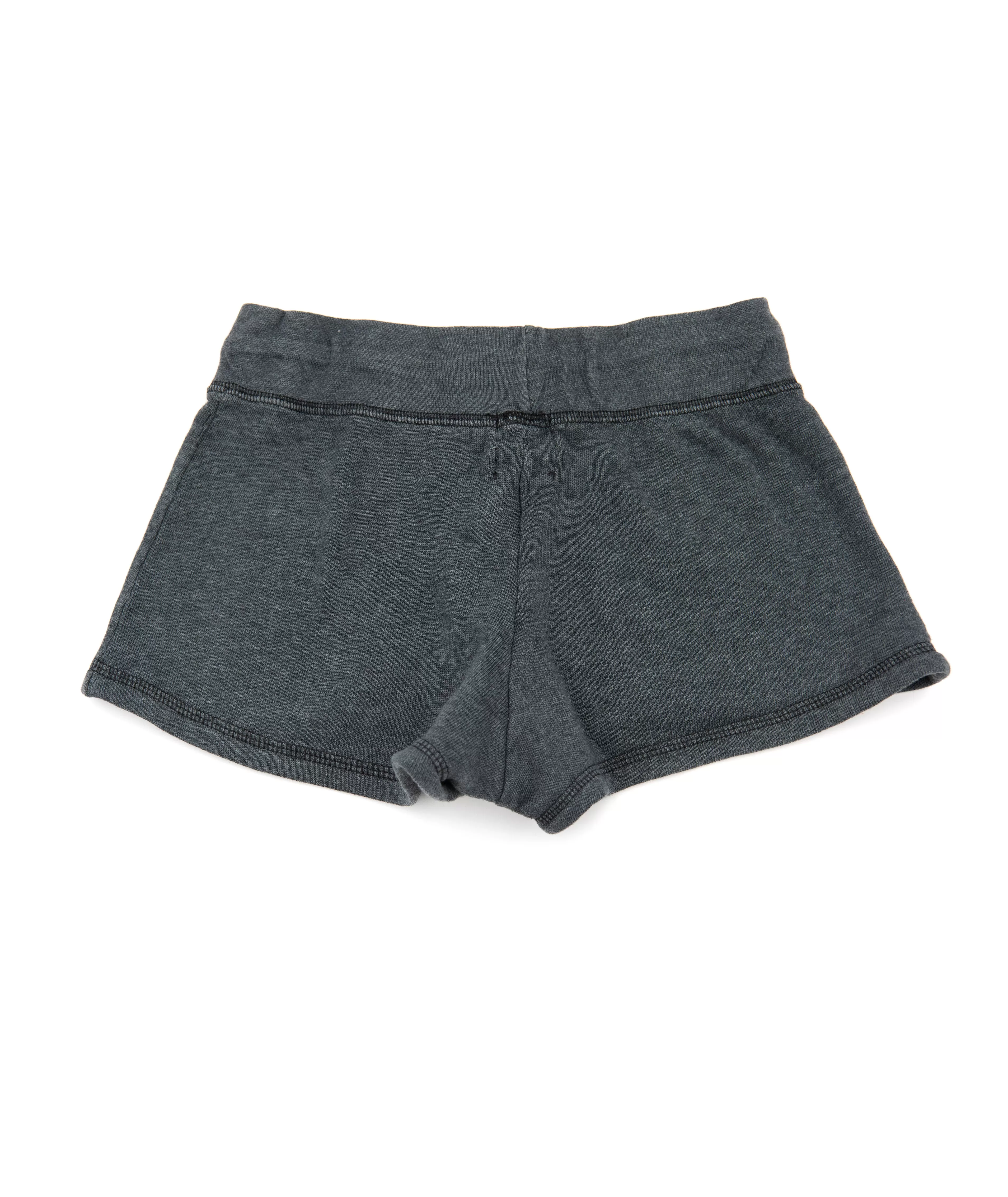 Love Junkie Girls Camp Shorts Charcoal/Green