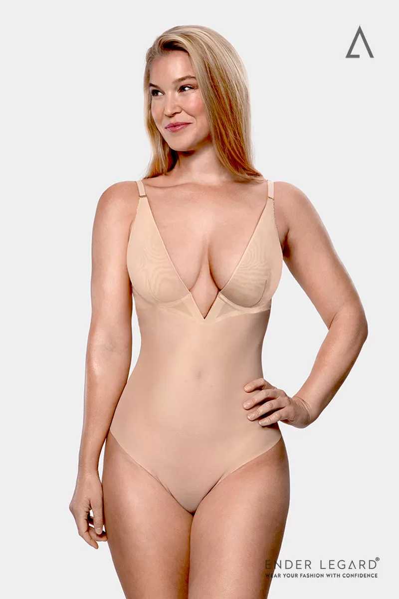 Low Front and Backless Shapewear Bodysuit (LIV)