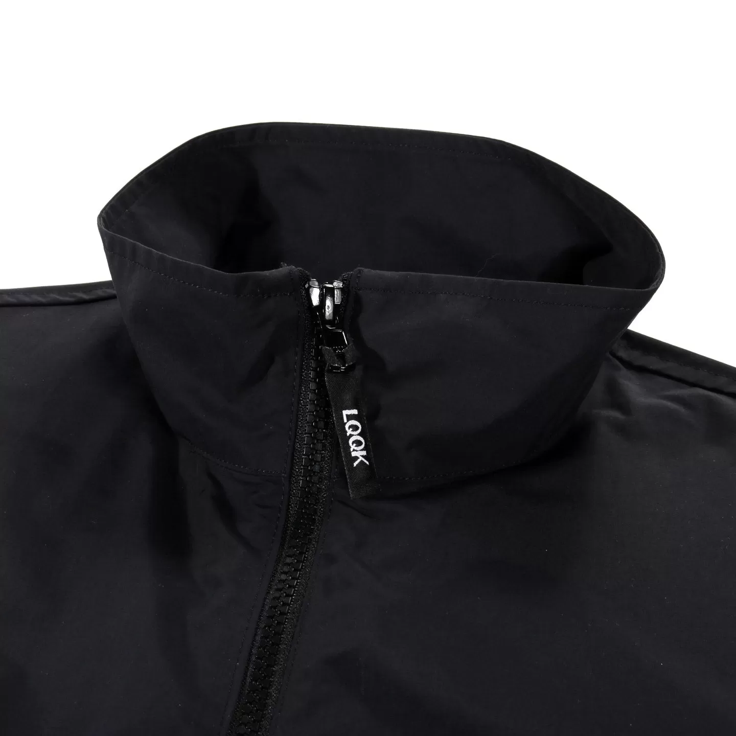 LQQK STUDIO NYLON TRACK JACKET BLACK