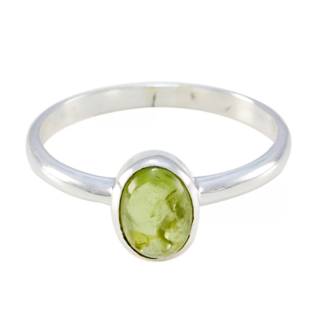 Magnetic Gemstone Peridot 925 Sterling Silver Rings Diy Jewelry Cleaner