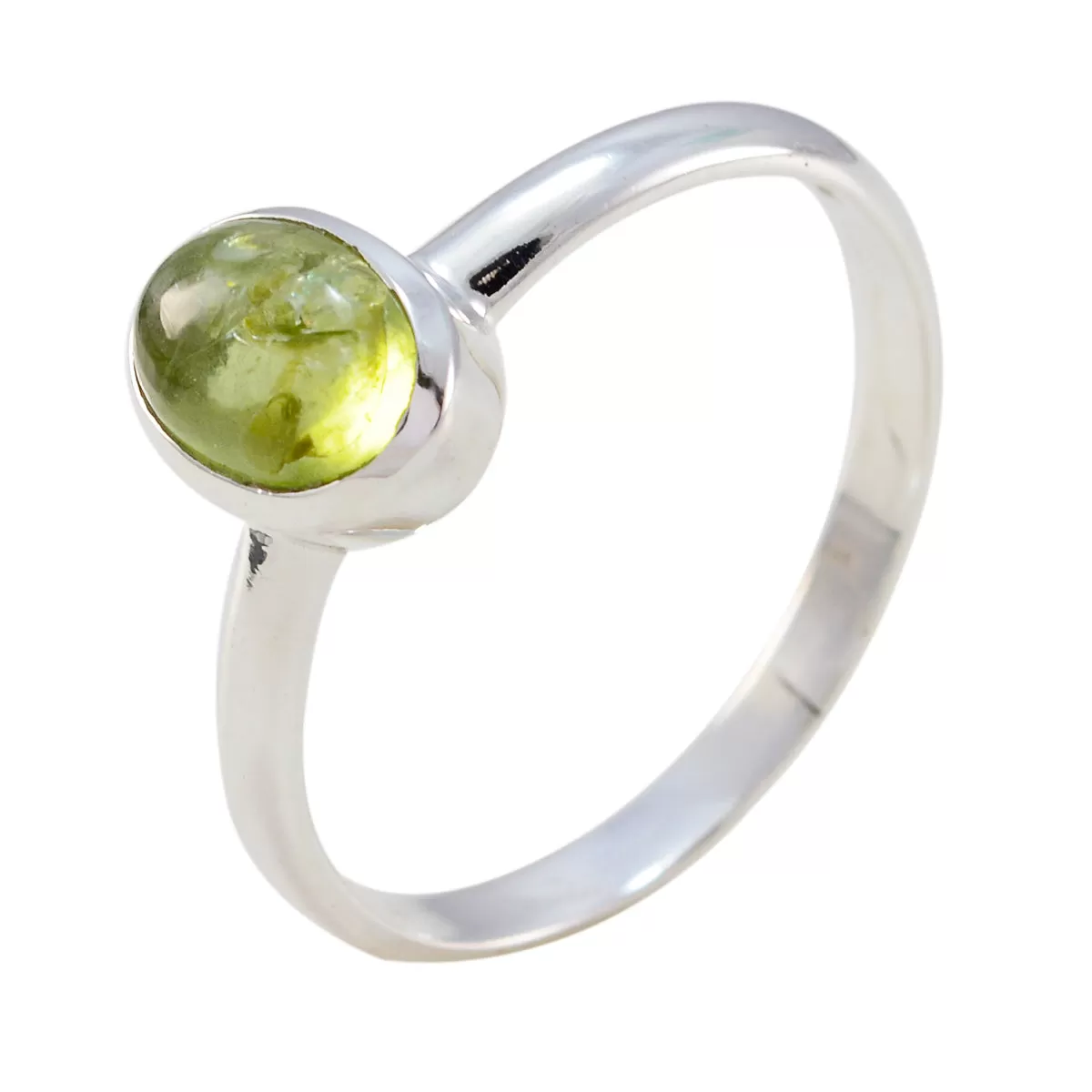 Magnetic Gemstone Peridot 925 Sterling Silver Rings Diy Jewelry Cleaner