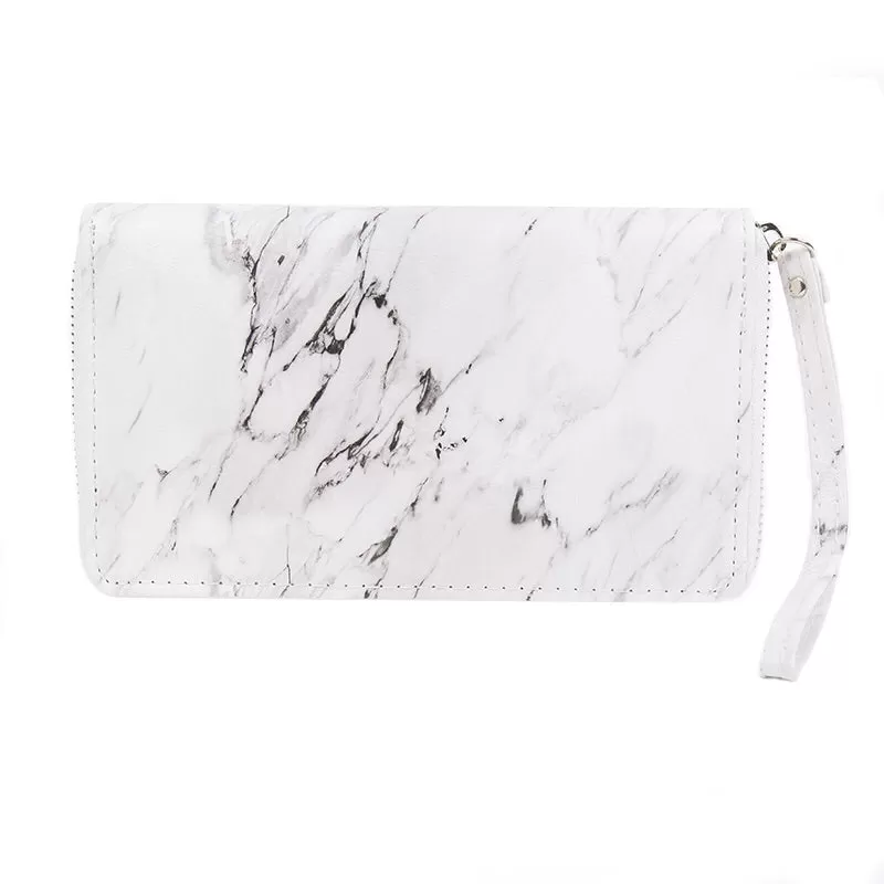 Marble Lightning White Wallet