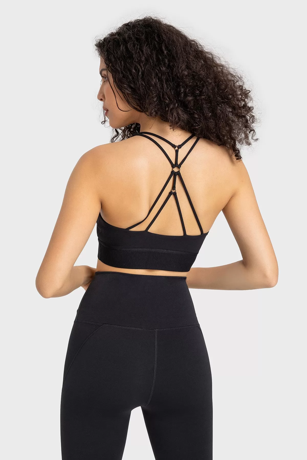 Medium Support Strappy Back Bra