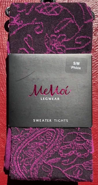 MeMoi tights, sweater-knit print (5 colors/patterns)