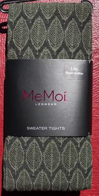 MeMoi tights, sweater-knit print (5 colors/patterns)