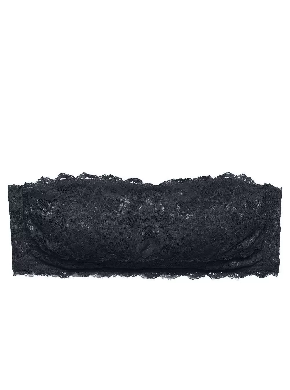 NEVER SAY NEVER PADDED FLIRTIE™ BANDEAU BRA | Black