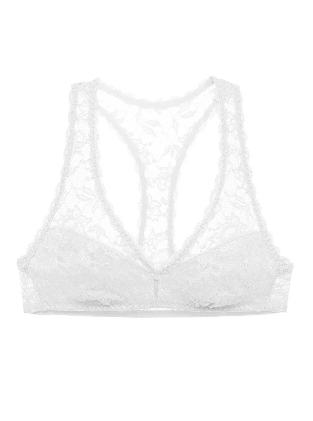 NEVER SAY NEVER RACIE™ RACERBACK BRALETTE | White