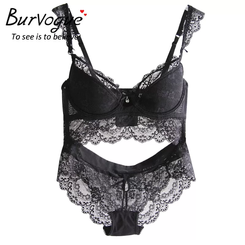 New Lace Lingerie Bra Set Women Sexy Bra Set Push Up Bras