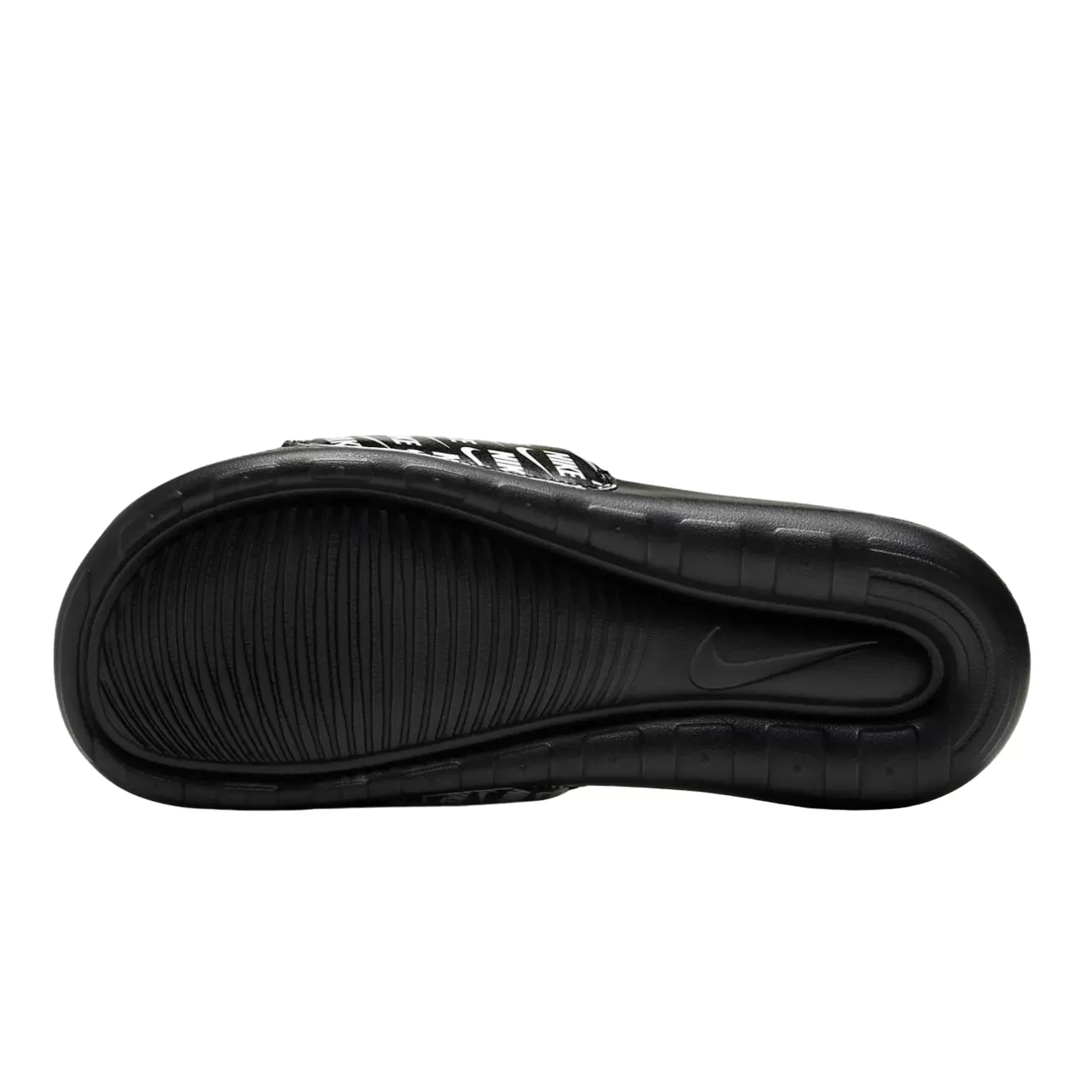 Nike adult beach or swimming pool slipper Victory One Slide CN9678 006 black-white