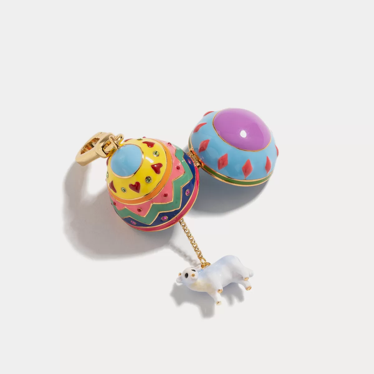 Ox Zodiac Easter Egg Necklace