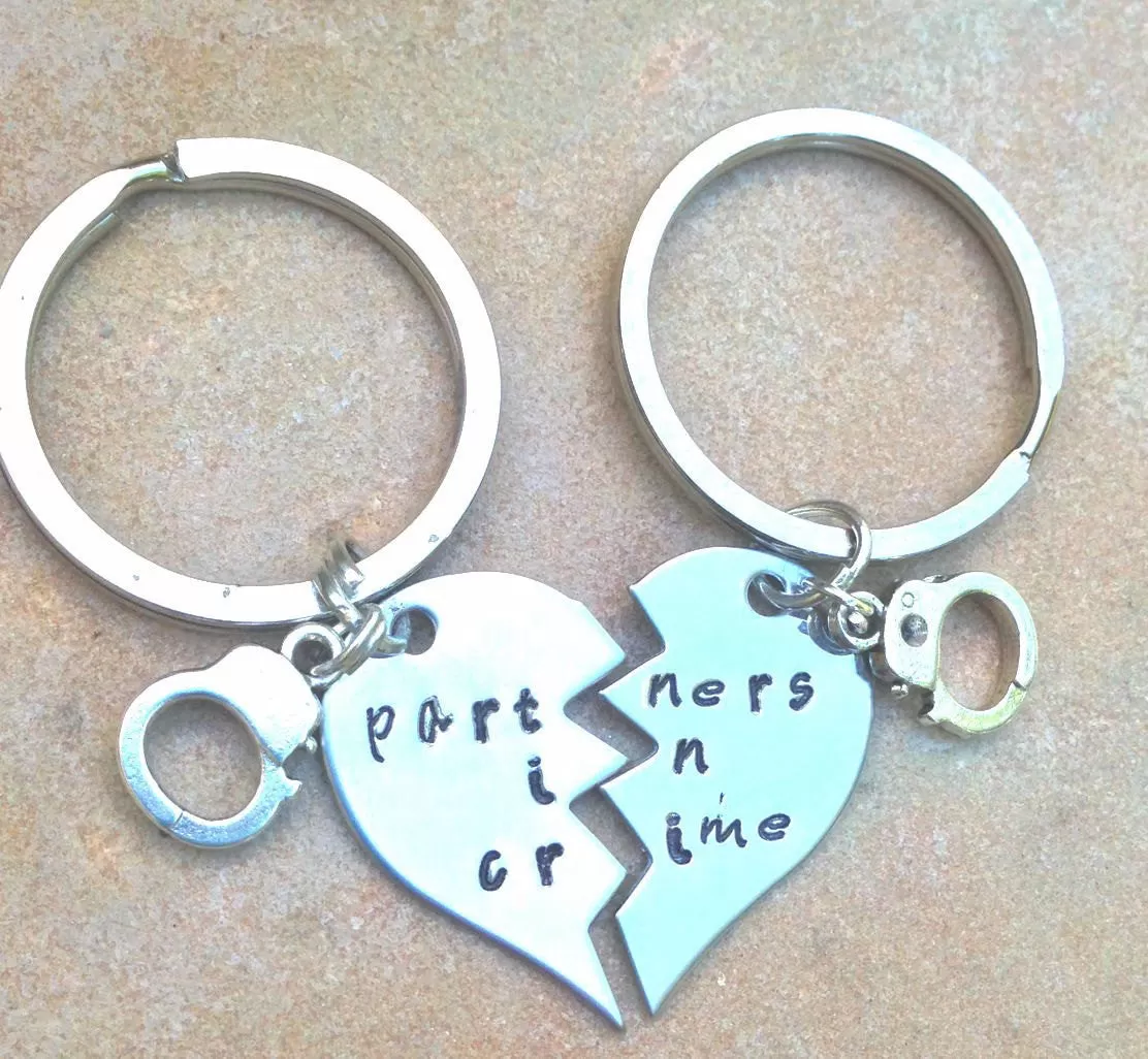 Partners In Crime Keychain