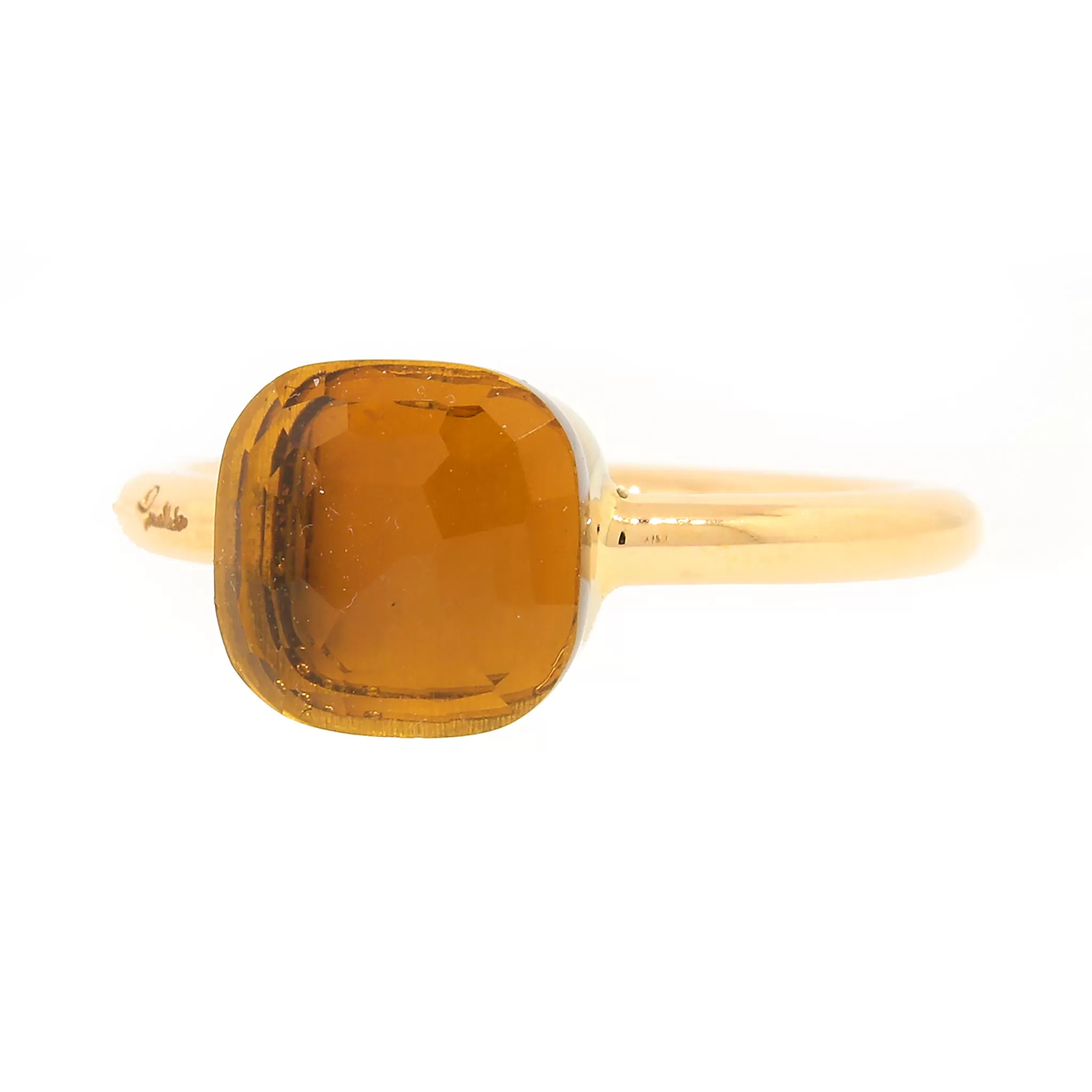 Pomellato Nudo Classic Citrine Ring in 18k Gold