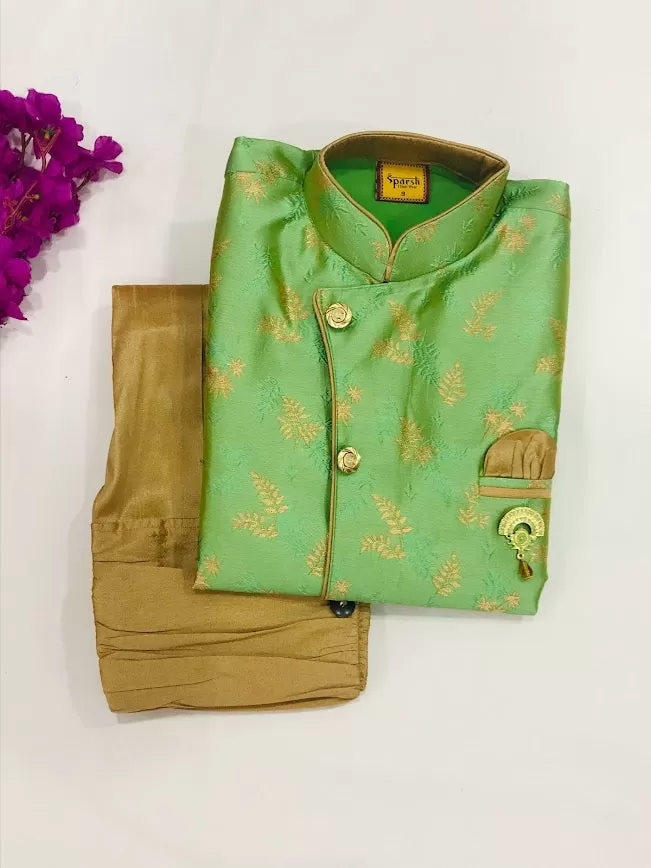 Pretty Fancy Design Traditional Indian Sherwani Kurta And Pajama Pants