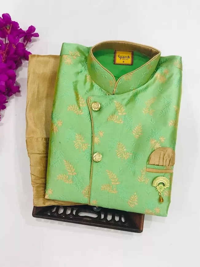 Pretty Fancy Design Traditional Indian Sherwani Kurta And Pajama Pants