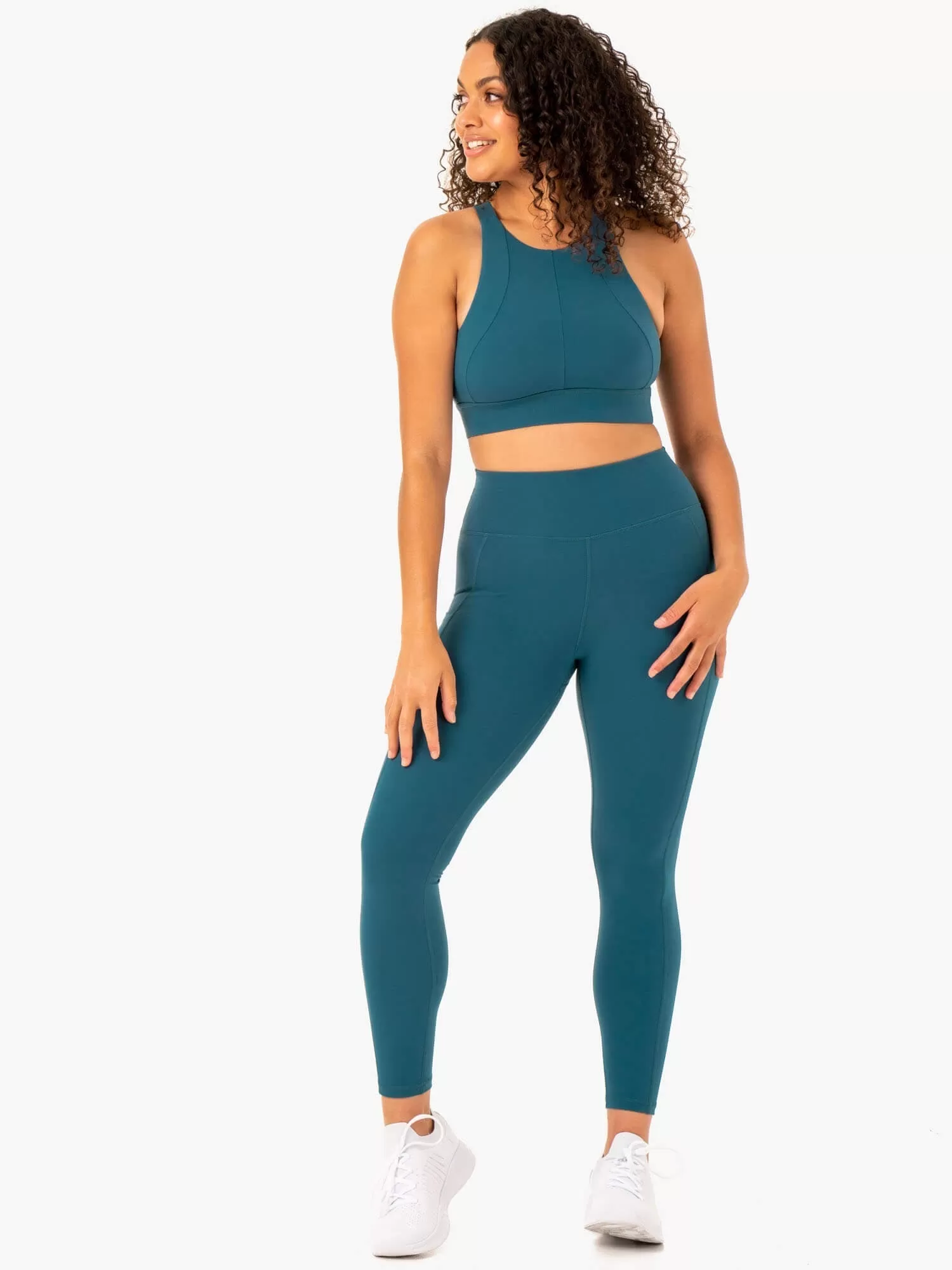 Reset High Impact Sports Bra - Teal