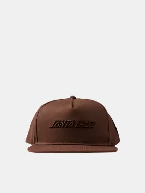 Santa Cruz Classic Strip 6 Panel Cap - Brown