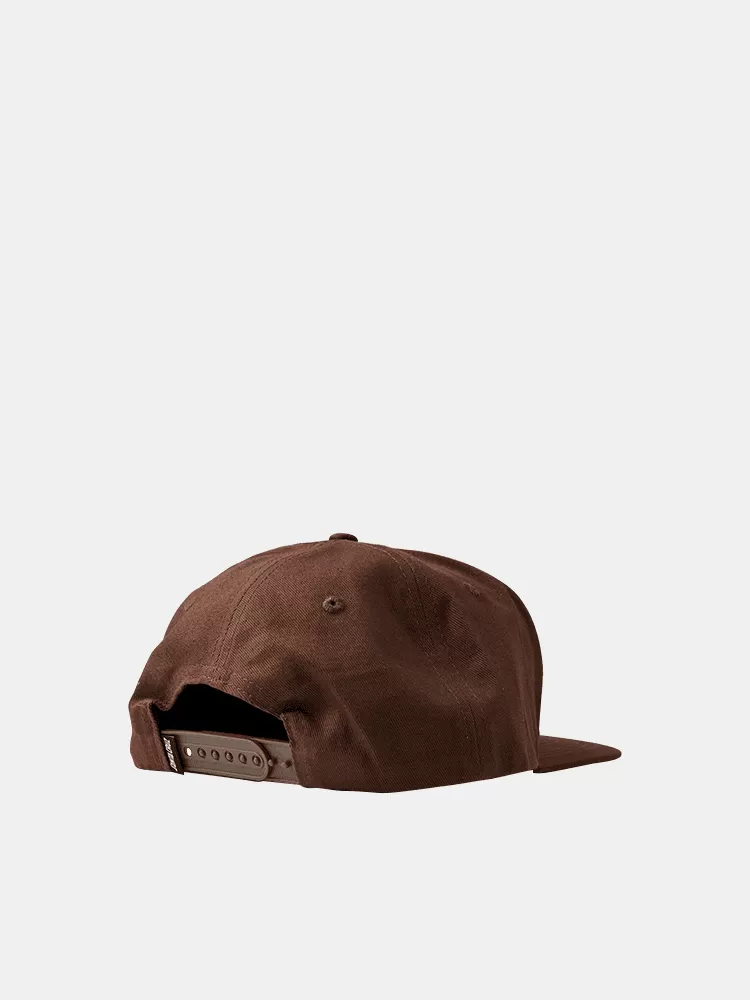 Santa Cruz Classic Strip 6 Panel Cap - Brown