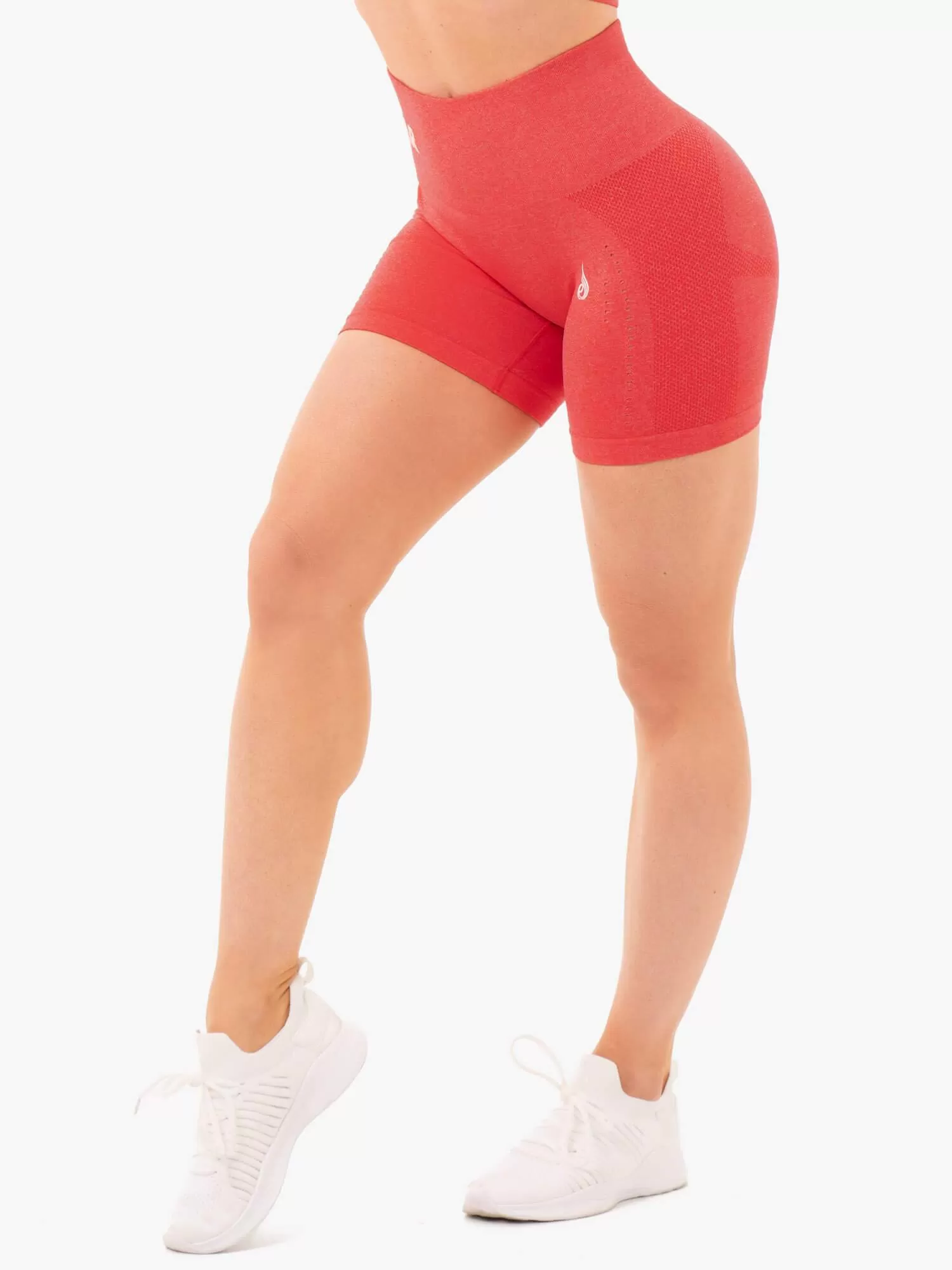 Seamless Staples Shorts - Red Marl