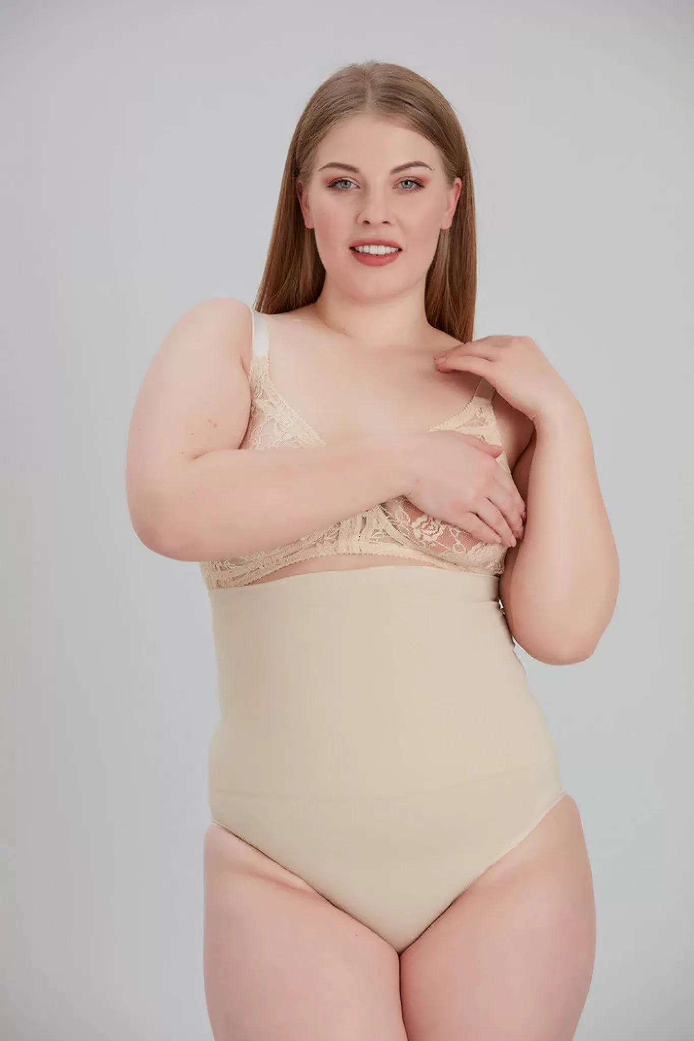 Shapewear London High Waist Shapewear Brief In Nude