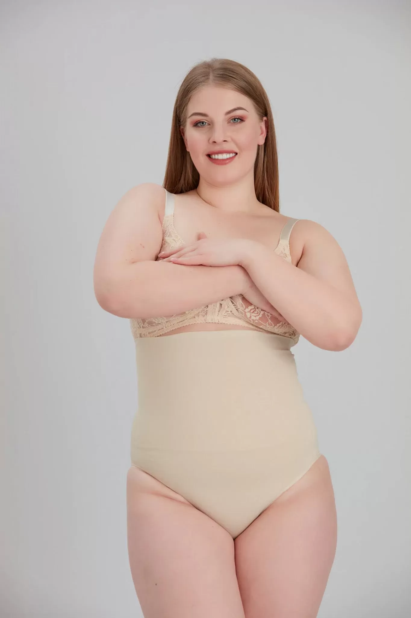 Shapewear London High Waist Shapewear Brief In Nude