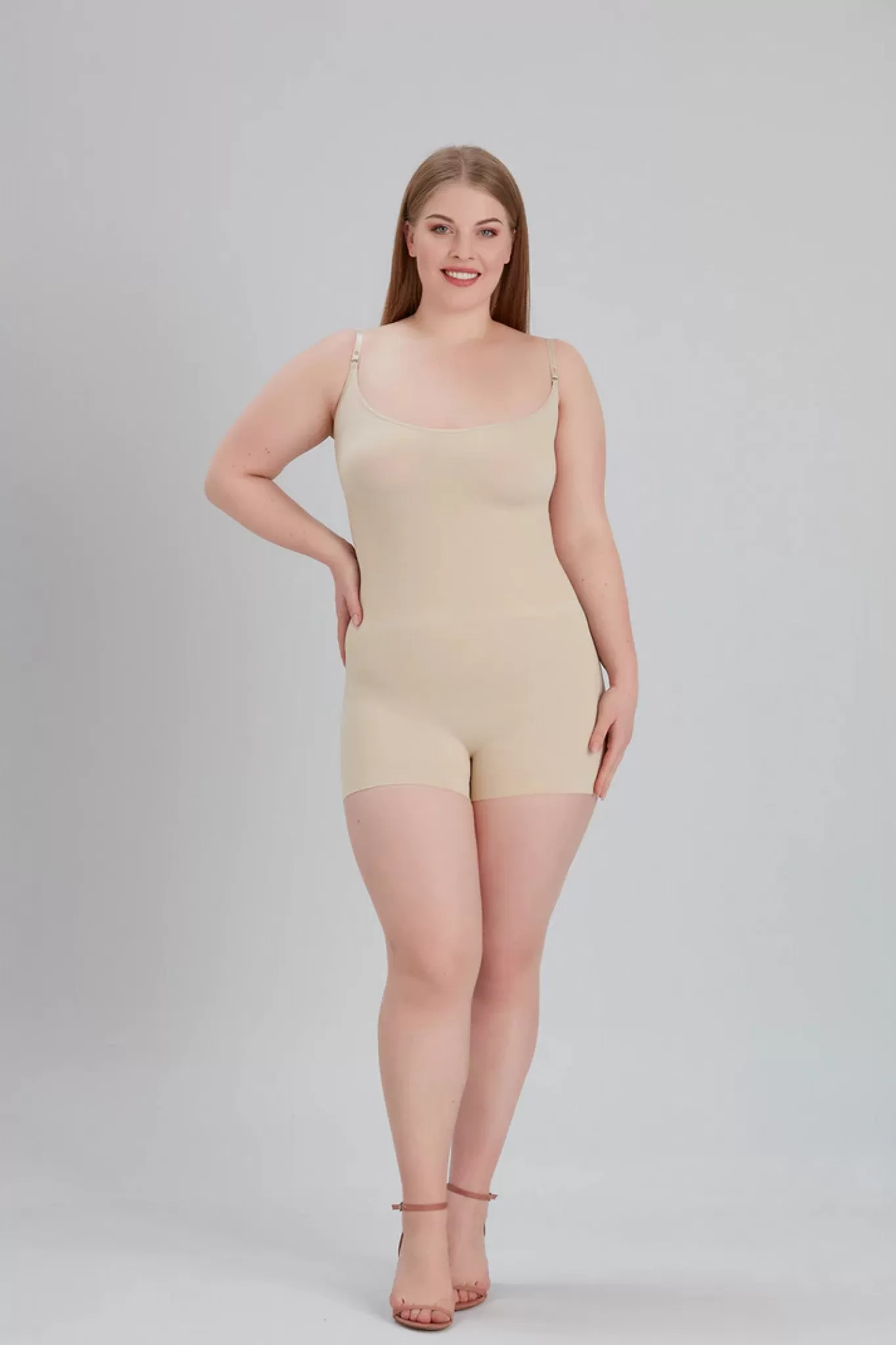 Shapewear London Seamless Shaping Bodysuit In Nude