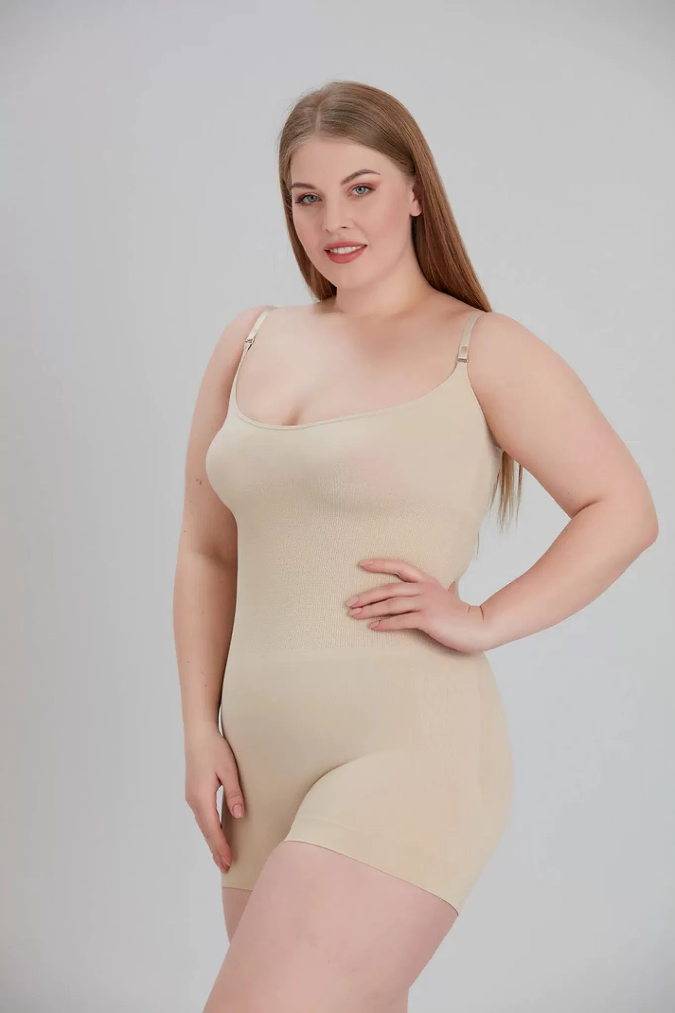 Shapewear London Seamless Shaping Bodysuit In Nude