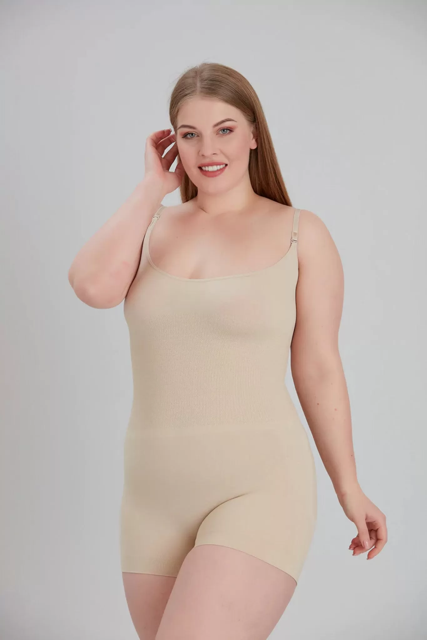 Shapewear London Seamless Shaping Bodysuit In Nude