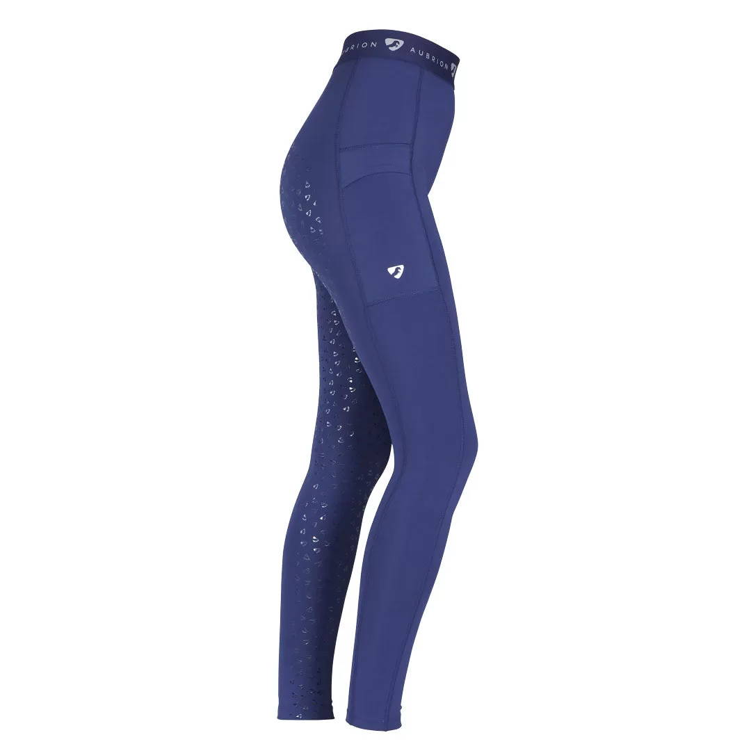 Shires Aubrion Dutton Girls Riding Tights