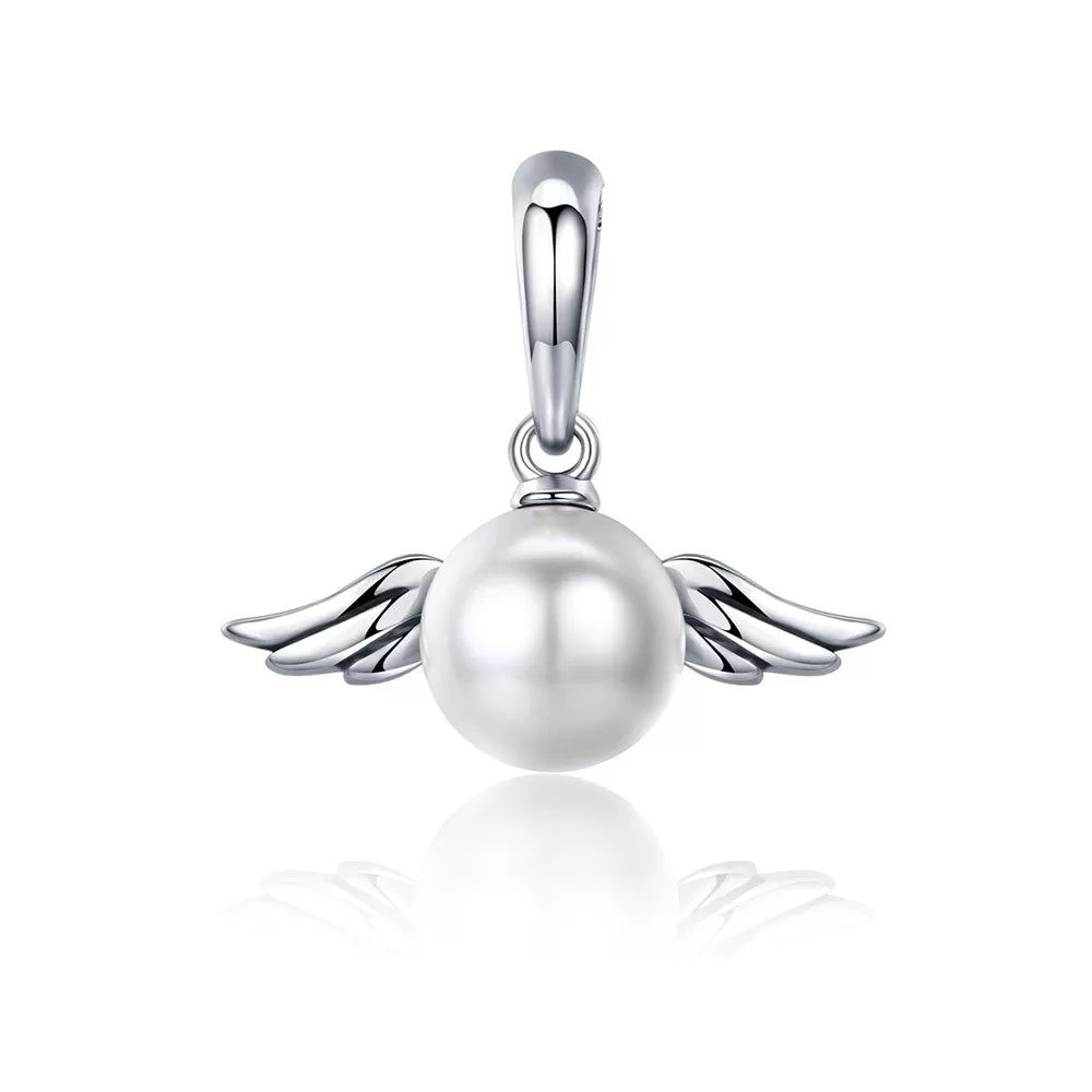 Silver Zircon Jewelry Charm For Women