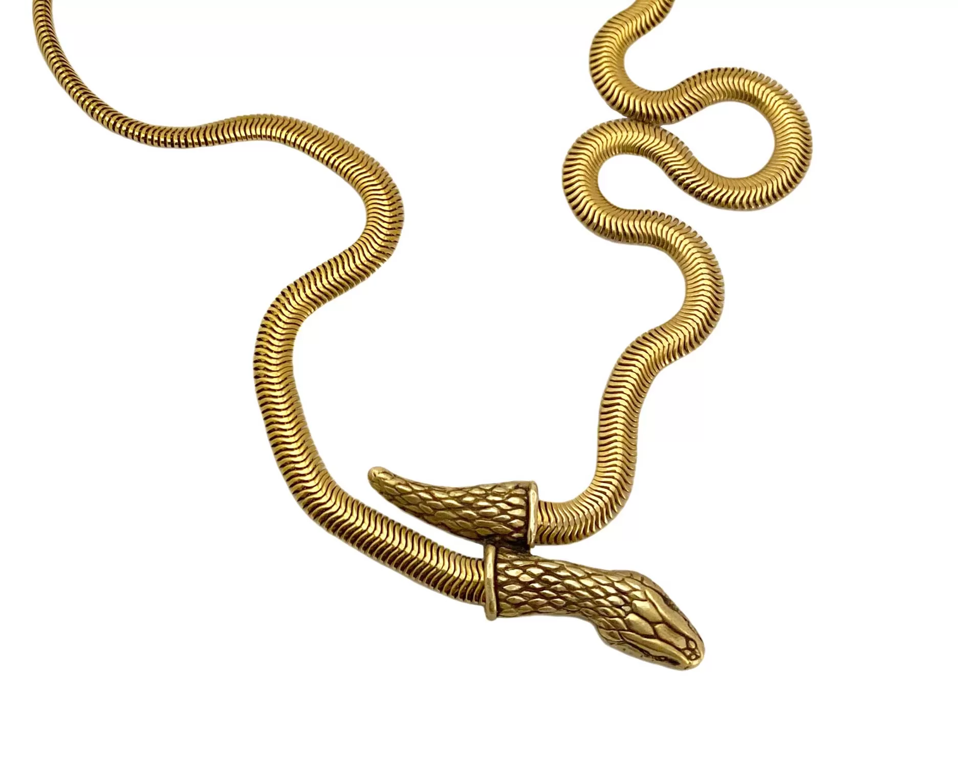 Snake Chain Necklace in gold