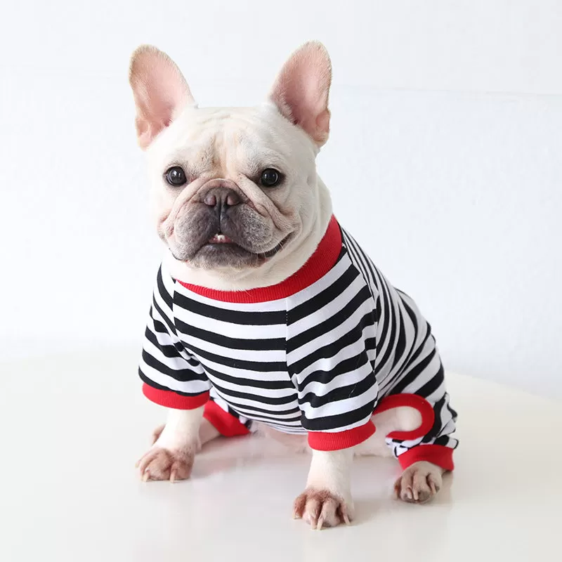 StripeNap French Bulldog Pajamas