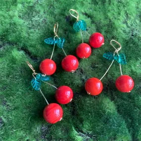 Summer Cherry Earrings