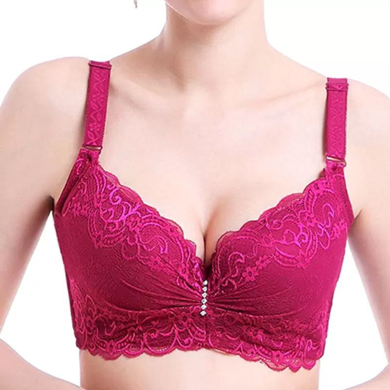 Summer Women Sheer Lace Bralette Bra BH Push Up Lace Bra