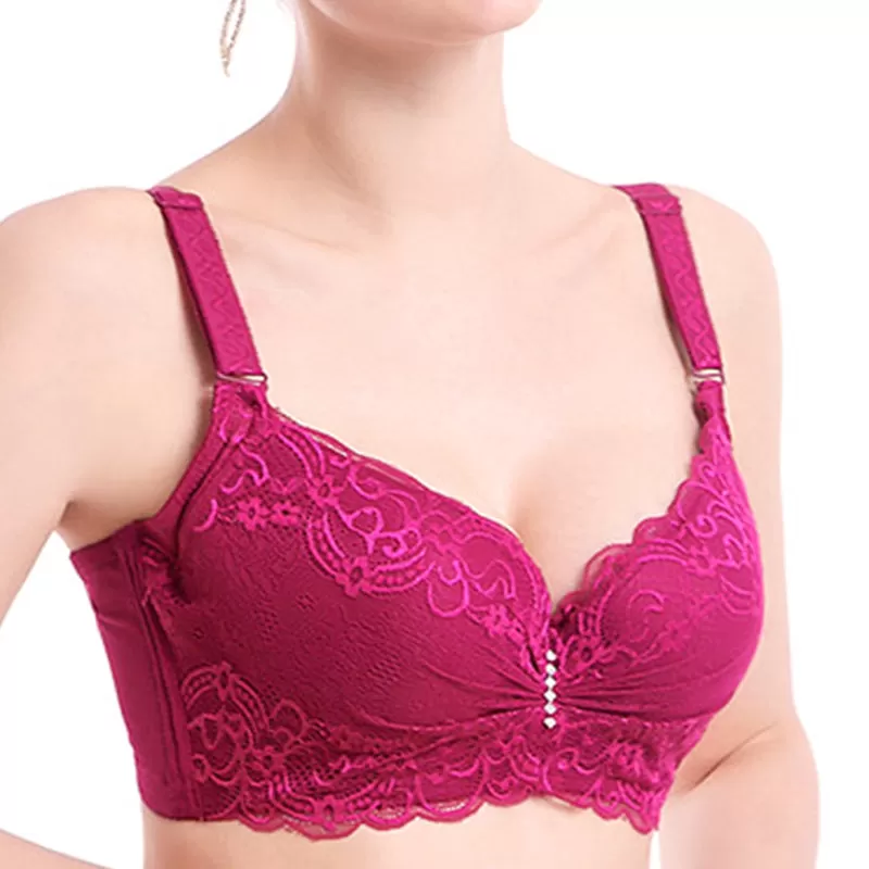 Summer Women Sheer Lace Bralette Bra BH Push Up Lace Bra