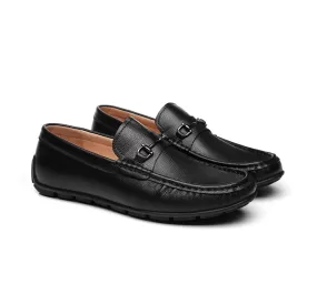 TARRAMARRA Leather Black Loafers Men Colin