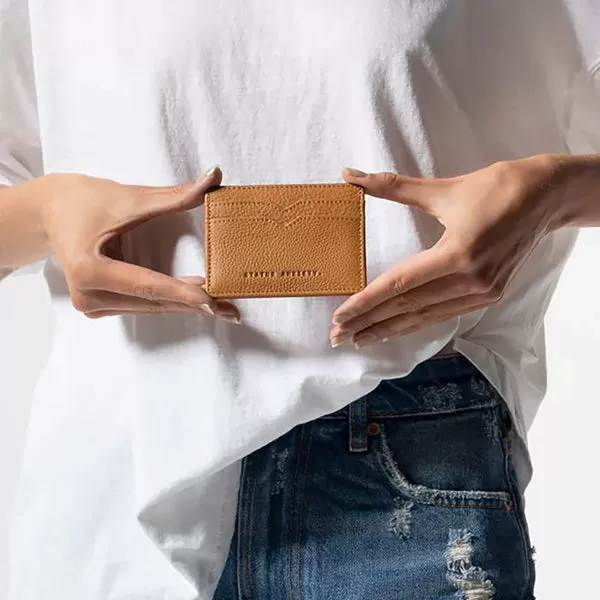 Together For Now Card Wallet - Tan