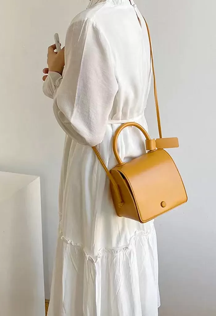 Victoria Box Bag-Tan