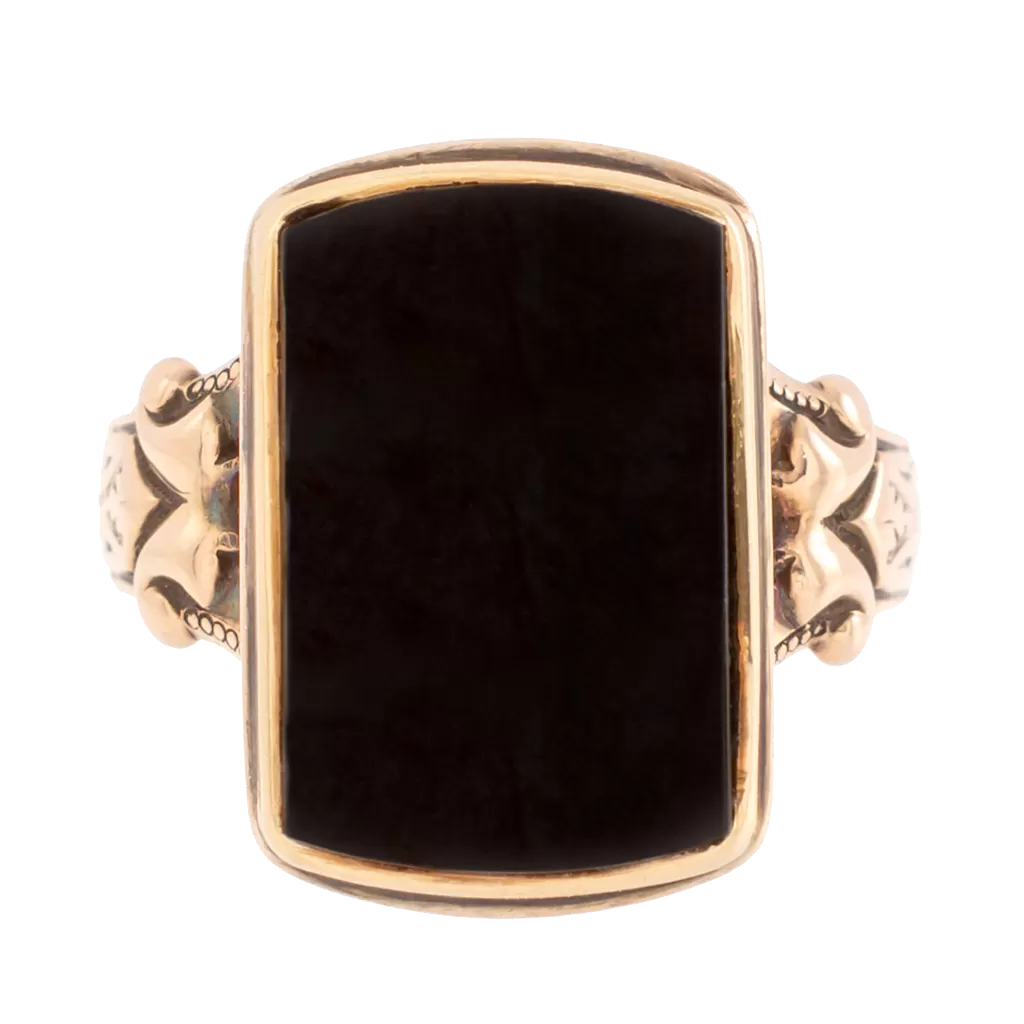 Victorian Men's Onyx Ring