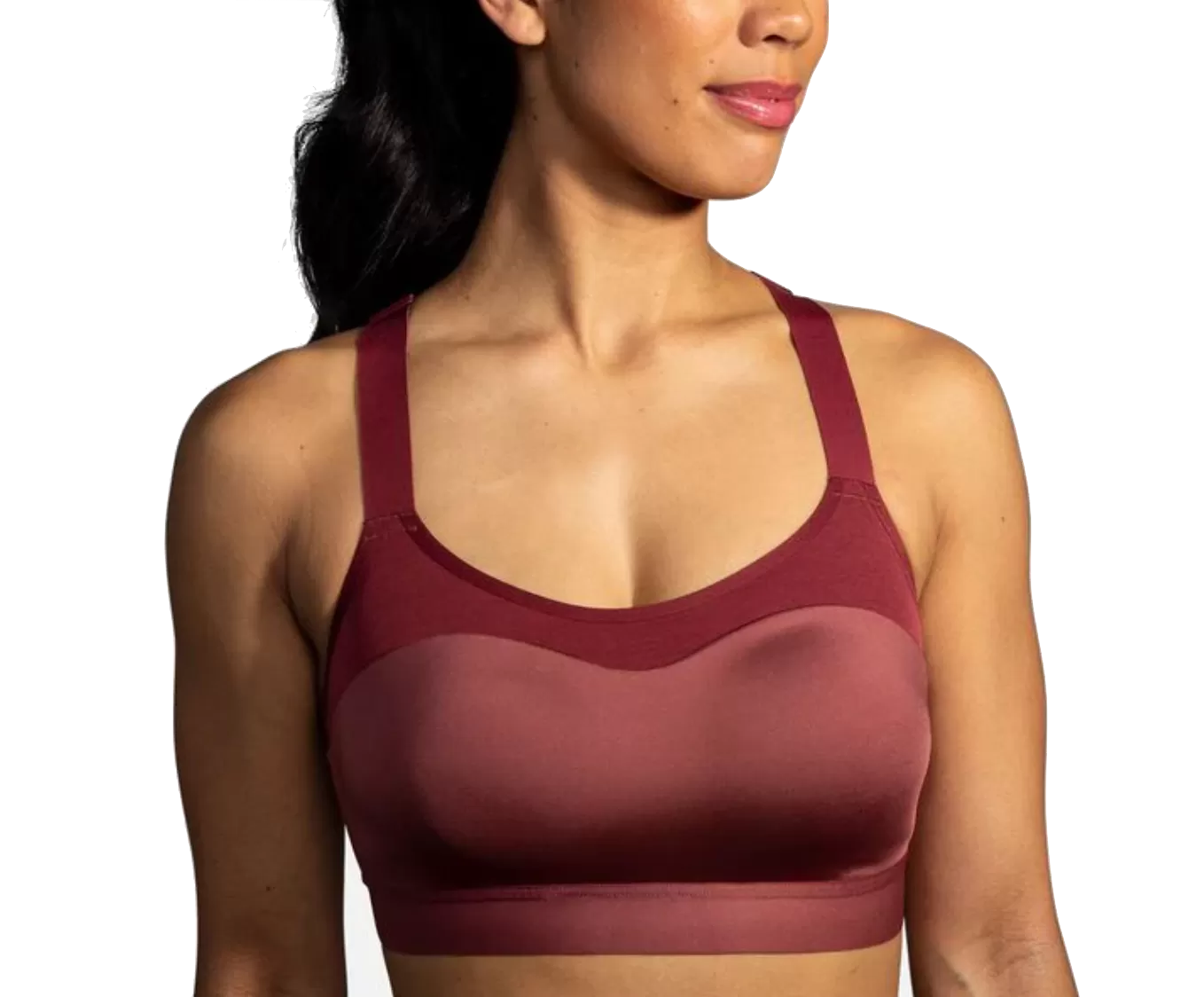 W Brooks Dare Racerback Run Bra, D