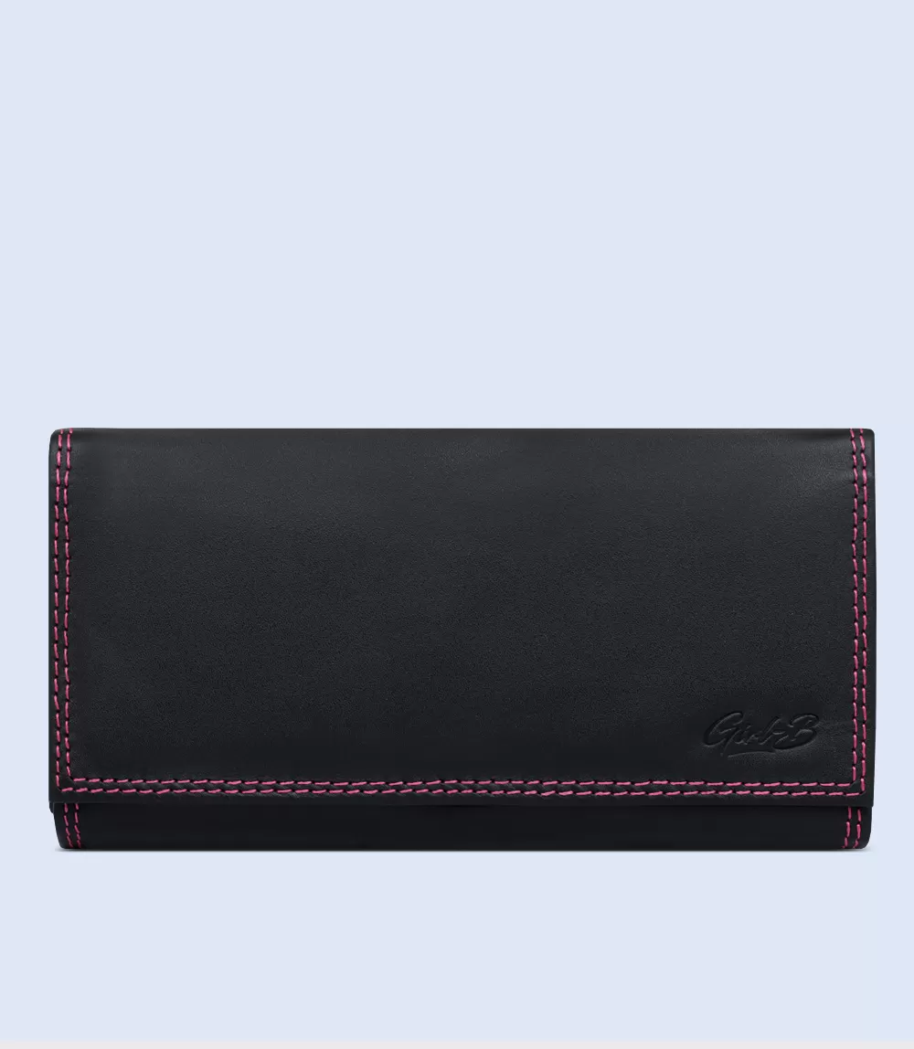 WB2219-BLK/FUSCHI-Women Wallet