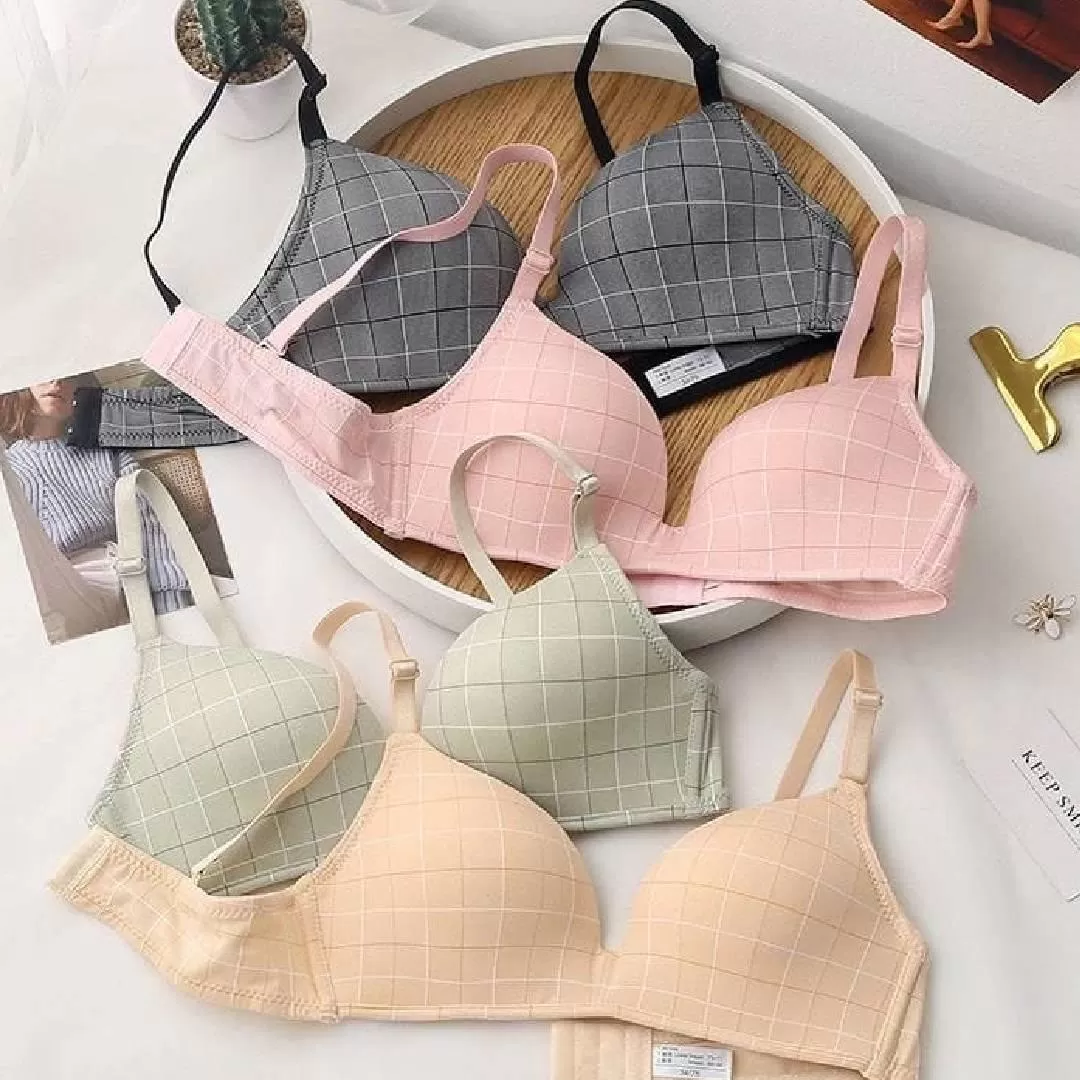 Wireless Push Up Bra Thin Cup Seamless Pushup Non-wired Strap Comfortable Bra Maximizer Bra