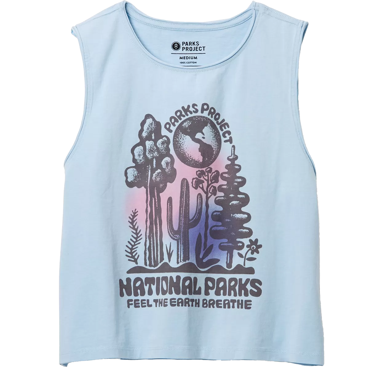 Women's Feel the Earth Breathe Stamped Tank