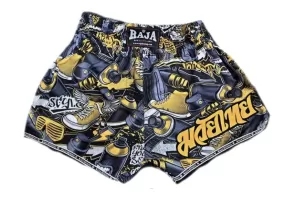 泰拳褲 Muay Thai Shorts: Raja Yellow Glasses R57